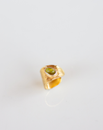 REPTILIA EARRINGS · VERMEIL AND NATURAL STONES