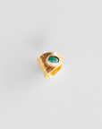 REPTILIA EARCUFF · VERMEIL AND NATURAL GEMSTONES