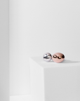 COCOON DOUBLE OVAL Ring. Limited Edition rose gold and silver