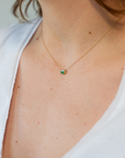 HÉRITAGE · PENDANT IN GOLD WITH BIRTHSTONE