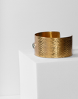 REPTILIA MEDIUM CUFF · VERMEIL AND NATURAL GEMSTONES