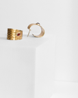 REPTILIA EARRINGS · VERMEIL AND NATURAL STONES