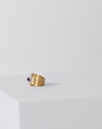 REPTILIA EARCUFF · VERMEIL AND NATURAL GEMSTONES