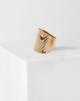 REPTILIA RING · GOLD AND NATURAL GEMSTONES
