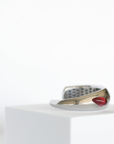 Bague REPTILIA: argent 925 et or 18 carats