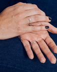SELF-LOVE RING · SILVER AND DIAMOND