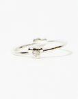 SELF-LOVE RING · SILVER AND DIAMOND