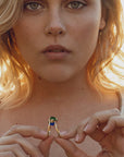 KINETIC · GOLD RING WITH NATURAL GEMSTONES AND DIAMONDS