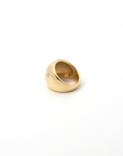 Bubble Spark ring in 14k recycled gold with ethical diamond, sculptural design