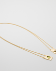 Grace necklace by Carlota Guardia Jewelry from the Be Grateful collection, designed to support a daily gratitude ritual, crafted in recycled gold with gemstone.