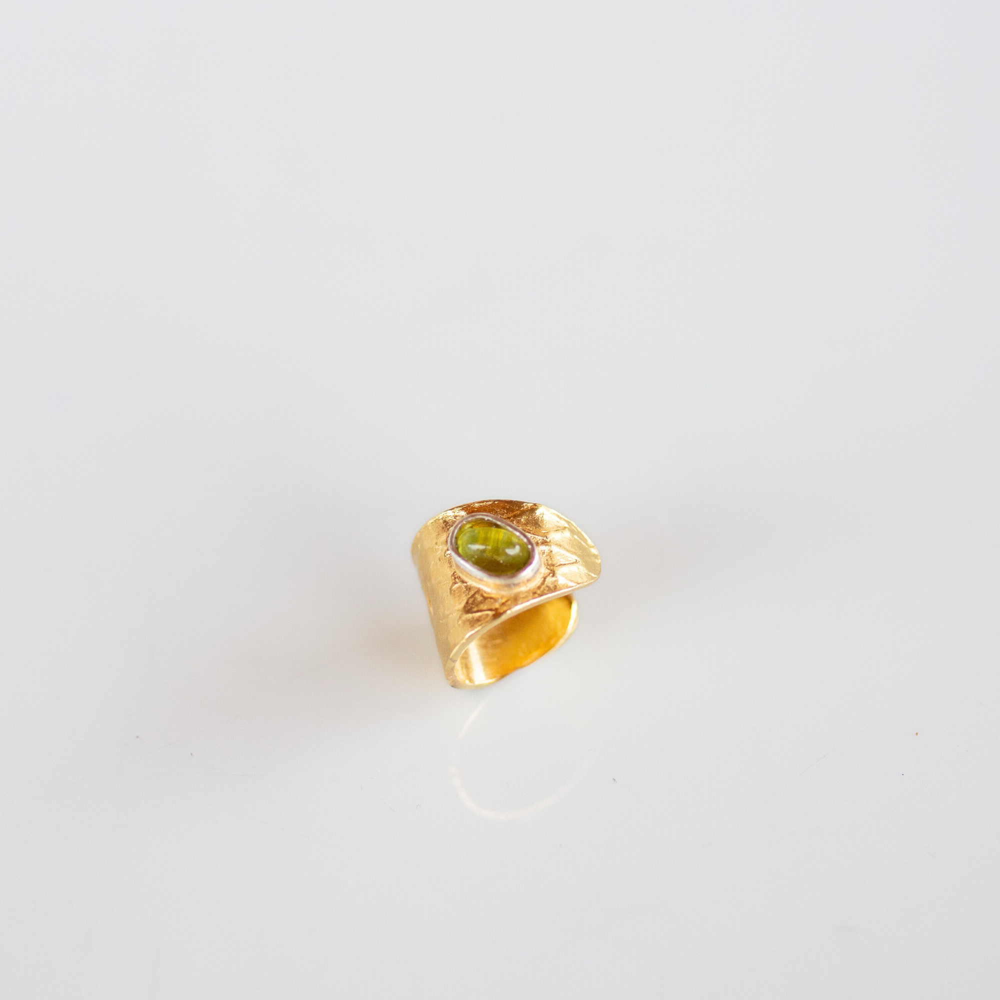 REPTILIA EARRINGS · VERMEIL AND NATURAL STONES