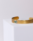 REPTILIA MINI CUFF · VERMEIL AND NATURAL GEMSTONES