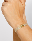 LES AMOURS SFIFA BRACELET· VERMEIL AND DIAMOND