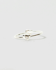 SELF-LOVE RING · SILVER AND DIAMOND