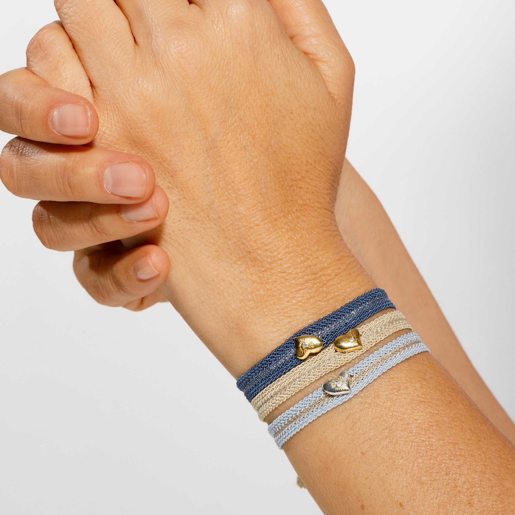 LES AMOURS COLOR BRACELET · SILVER AND DIAMOND