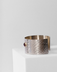 REPTILIA MEDIUM CUFF · SILVER AND NATURAL GEMSTONES