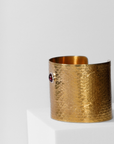 REPTILIA MAXIMA CUFF · VERMEIL AND NATURAL GEMSTONES