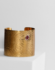 REPTILIA MAXIMA CUFF · VERMEIL AND NATURAL GEMSTONES