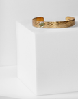 REPTILIA MINI CUFF · VERMEIL AND NATURAL GEMSTONES