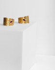 REPTILIA EARRINGS · VERMEIL AND NATURAL STONES