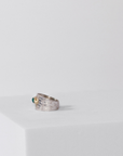 REPTILIA EARCUFF · SILVER AND NATURAL GEMSTONES