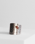 REPTILIA RING · SILVER AND NATURAL STONES