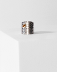 REPTILIA RING · SILVER AND NATURAL STONES