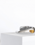 Bague REPTILIA: argent 925 et or 18 carats