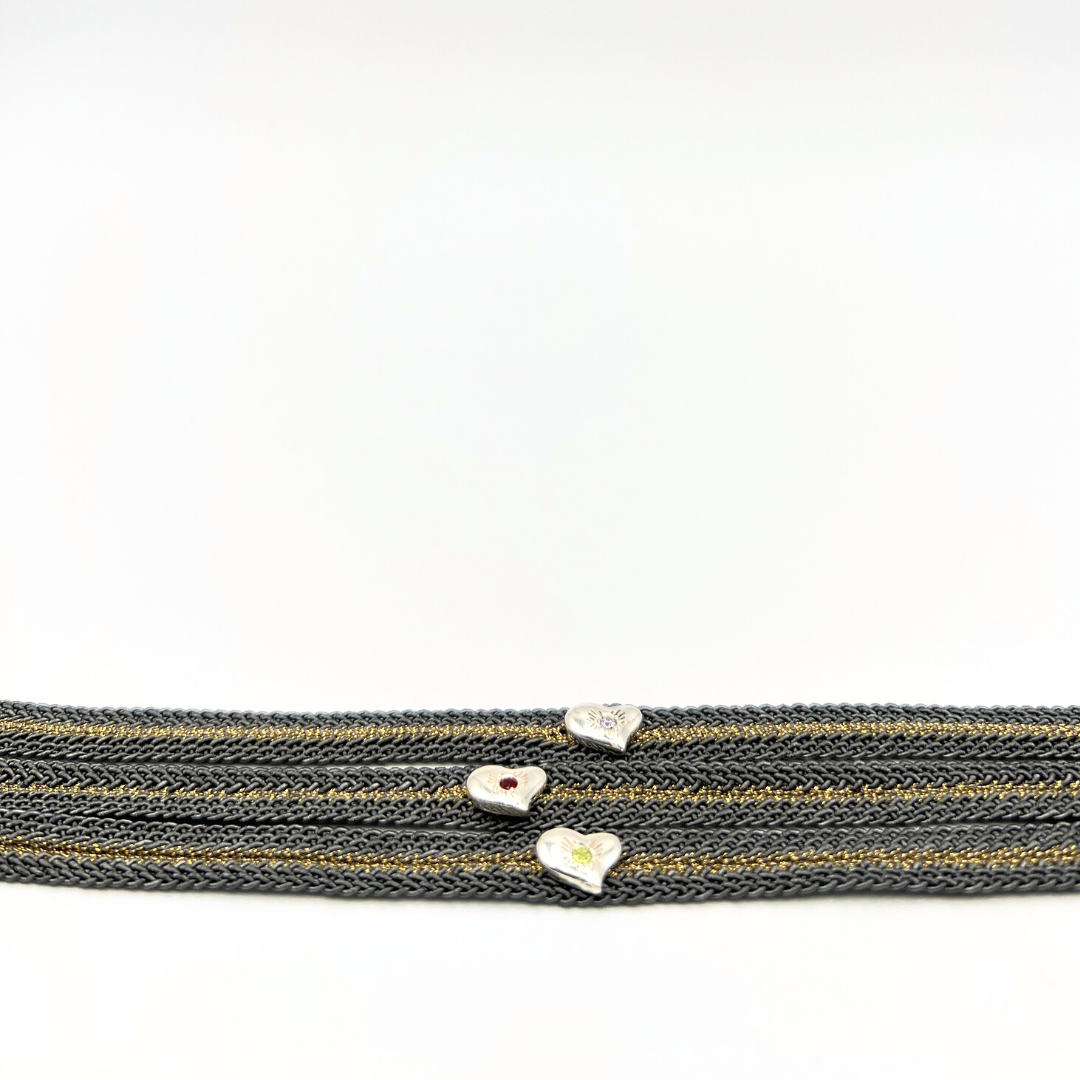 LES AMOURS COLOR BRACELET · SILVER AND DIAMOND