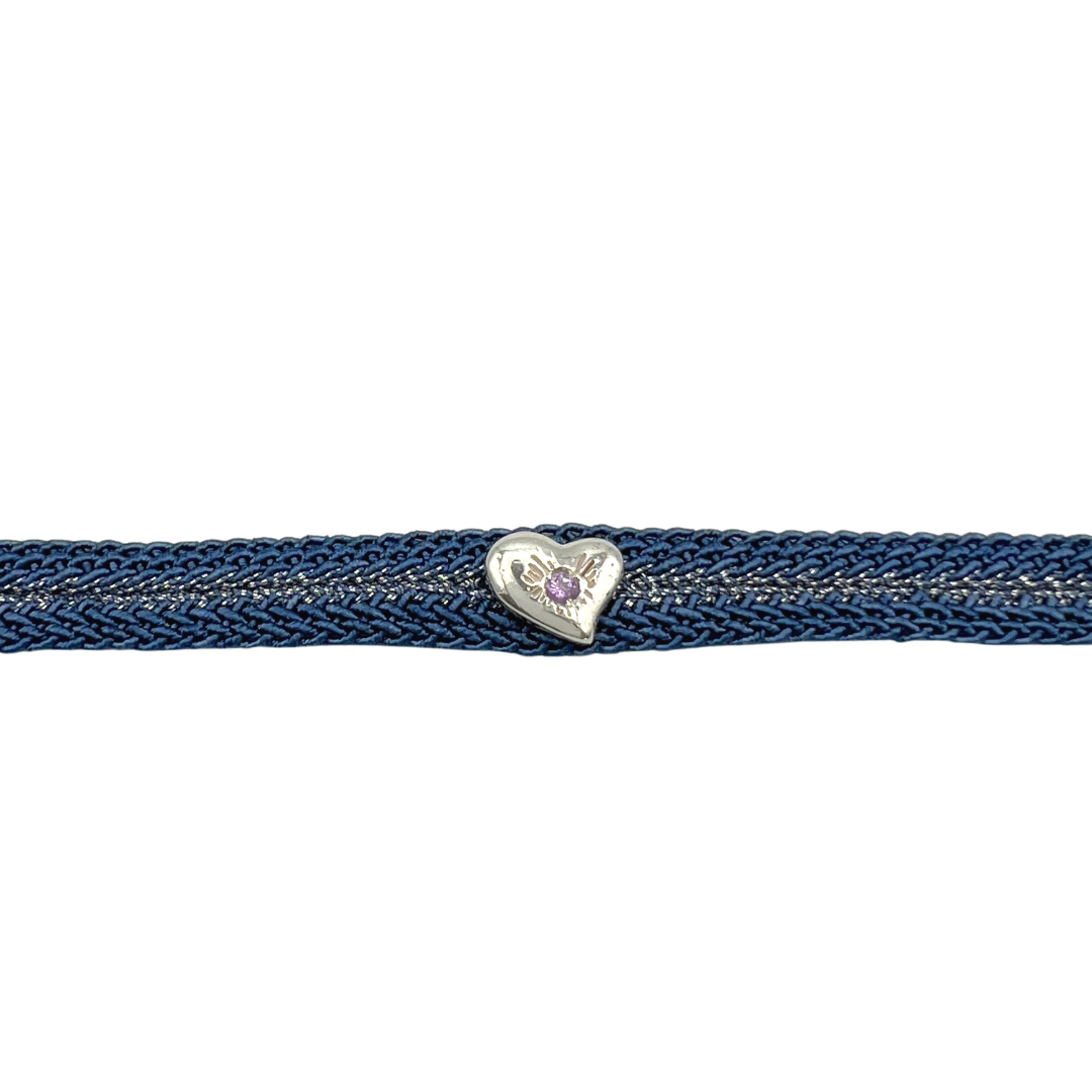 les-amours-blue-bracelet-silver-heart-diamond-front.png
