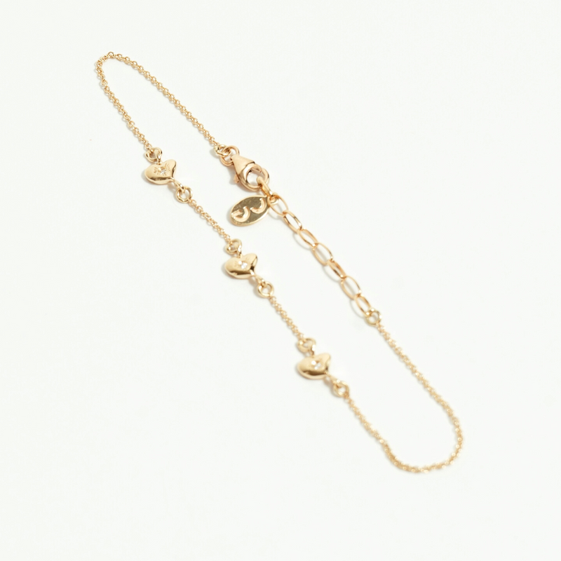 LES AMOURS chain bracelet: Yellow gold
