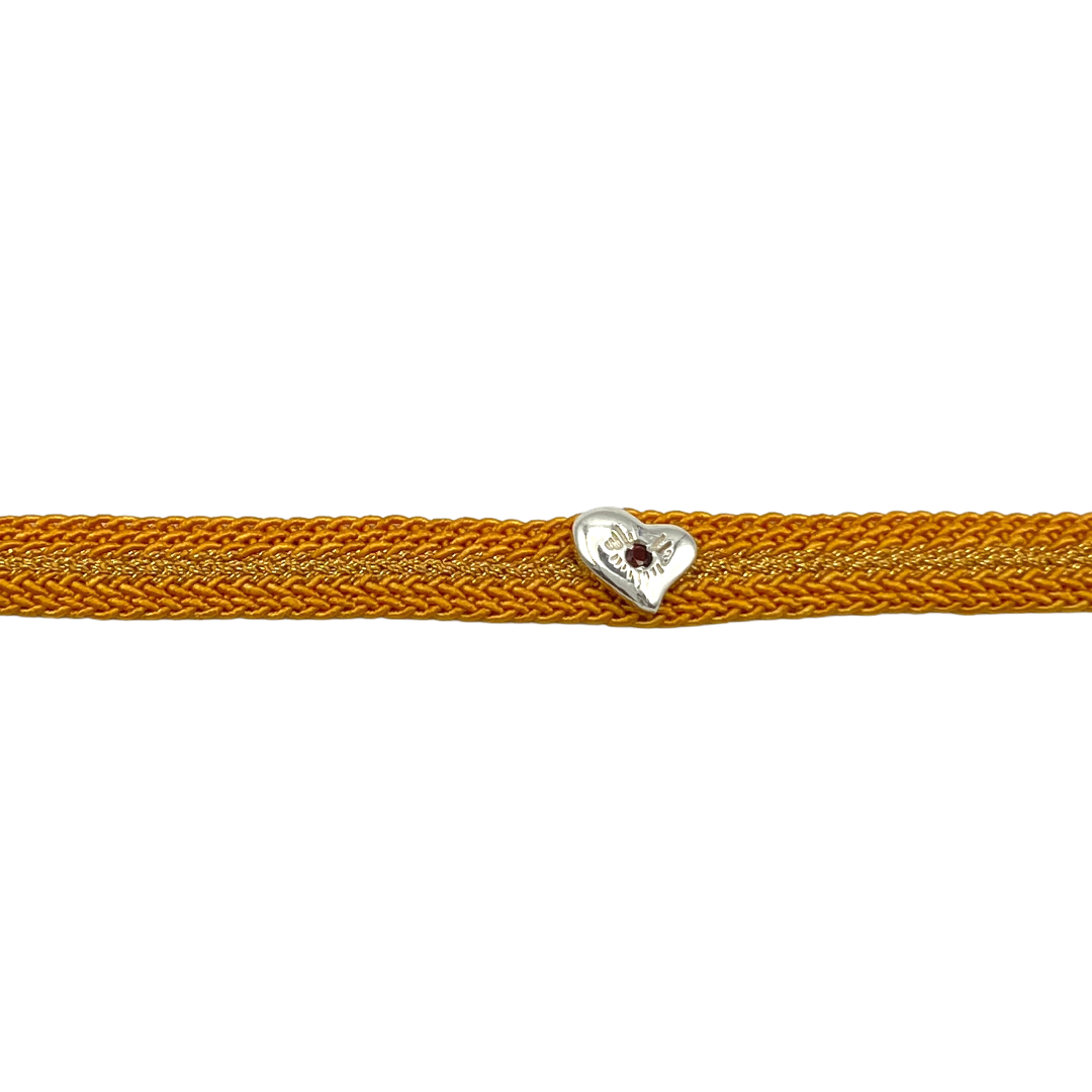 LES AMOURS COLOR BRACELET · SILVER AND DIAMOND